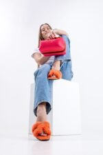 Oran sandals shearling size 36.5 - Image 3