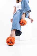 Oran sandals shearling size 36.5 - Image 2