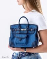 Hermès Birkin 25 Cargo Blue Egee/Navy  PHW - Image 2