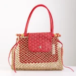 Limited edition Goyard Aligre Mesh Bag Fuschia Handbraided