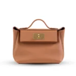 Hermès mini 24/24 evercolor / swift gold GHW