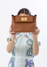 Hermès mini 24/24 evercolor / swift gold GHW - Image 2