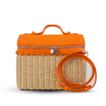 Loro Piana Extra Pocket L19 North-South wicker bag - Image 2