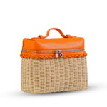 Loro Piana Extra Pocket L19 North-South wicker bag