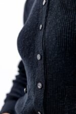 Chanel Coco beach black cardigan size 38 - Image 3
