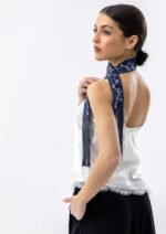 Hermes leather fringe twilly - Image 5