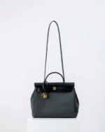 Hermès Herbag 31 Toile Militaire / Vache Hunter Vert Mangrove / Écru / Black GHW - Image 9