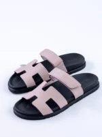 Hermès chypre sandal Rose Porcelaine size 41