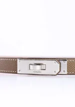 Hermès kelly belt etoupe PHW - Image 2
