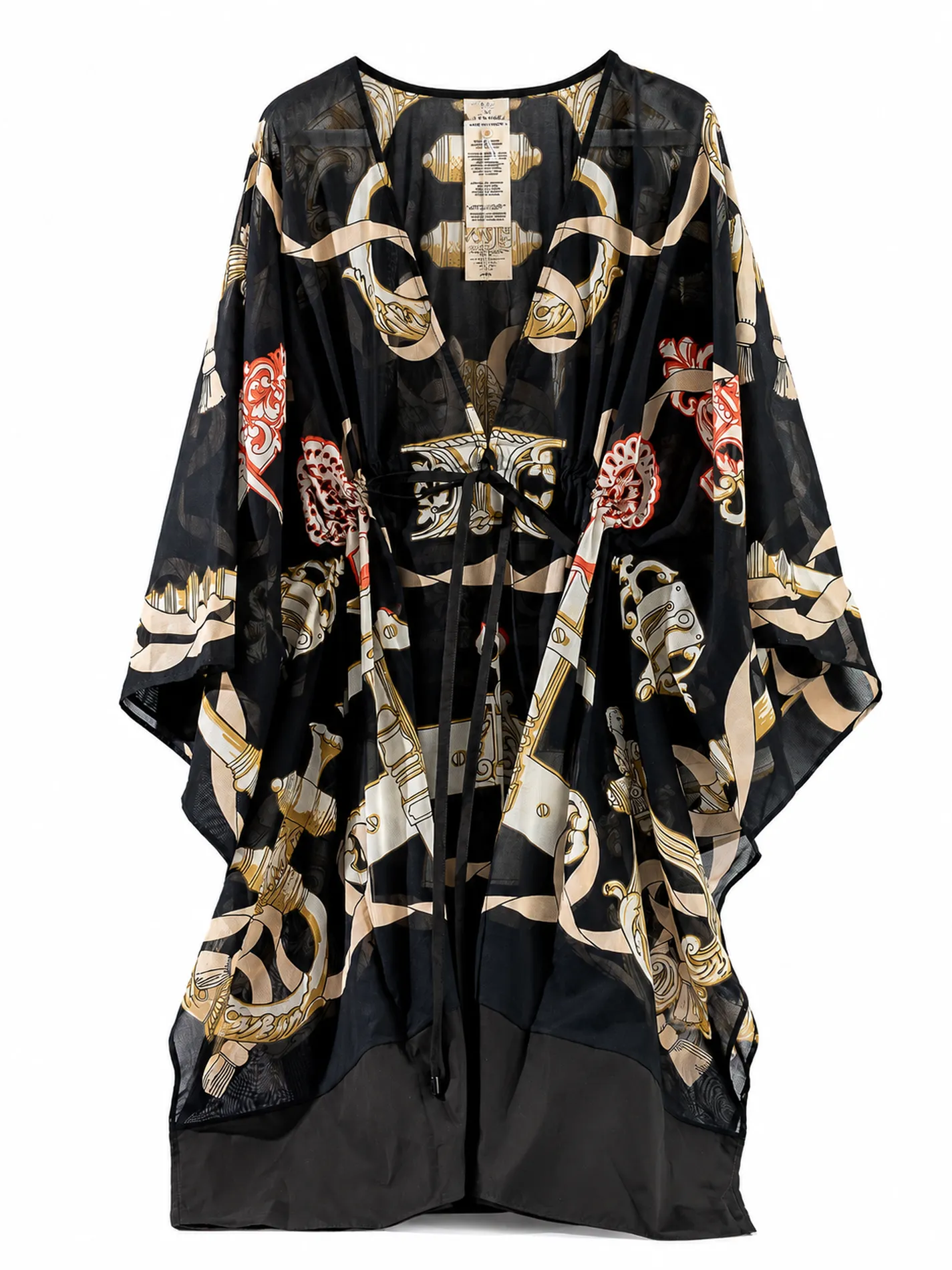 153 Hermès "Ferronnerie Remix" beach caftan - Image 1