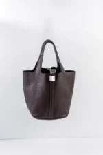 Hermès Picotin18 (Barenia leather Faubourg) Special leather eben PHW - Image 2