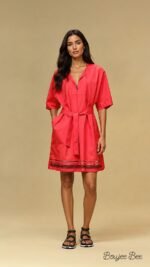 Hermès Embroidered beach caftan small - Image 2