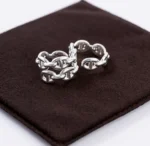 Hermes Chaine d'ancre Enchainee double ring size 55