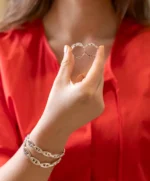 Hermes Chaine d'ancre Enchainee double ring size 55 - Image 3